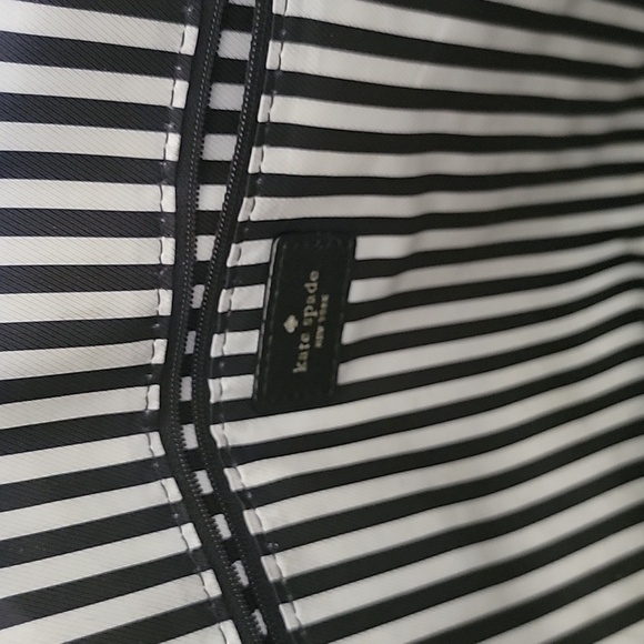 kate spade Southport Avenue Odin Leather Tote,  Black with Gold Plated Hardware - Picture 9 of 14